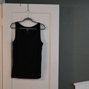 Gap Cotton Tank Top - Black - XL